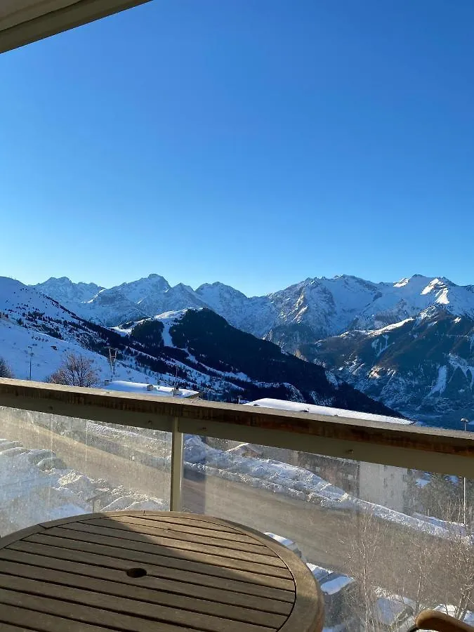 Large Apartment With Breathtaking View At The Foot Of The Slopes Huez 0*,